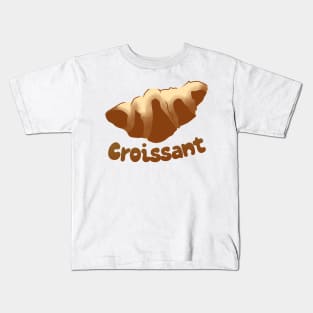 French Croissant by Creampie Kids T-Shirt